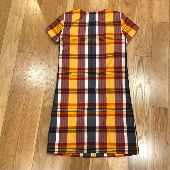 Brooks Brothers Black Fleece Plaid Shift Dress - FIRM - Picture 3 of 7